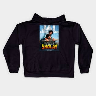 Sholay Artwork, Kids Hoodie